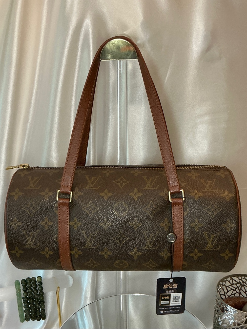 Louis Vuitton Monogram Barrel Shoulder Bag - Brown Vintage